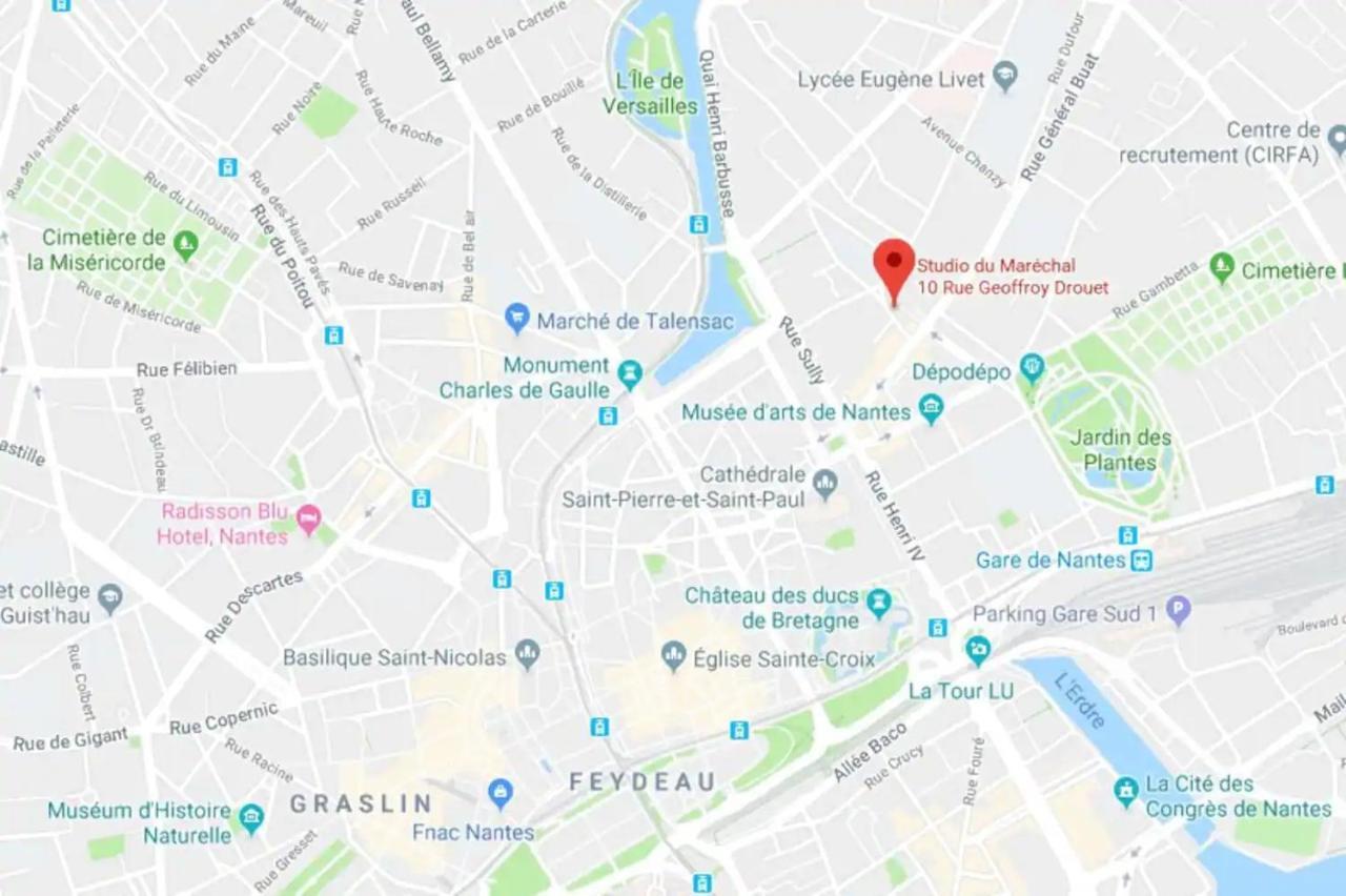 Marechal's Near Train Station & Downtown Apartment Nantes